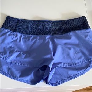 Lululemon speed shorts